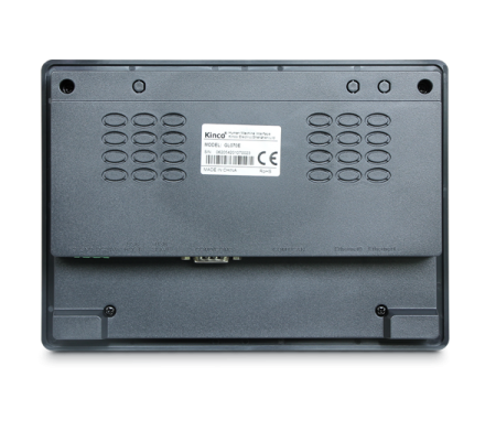 GL070E графическая панель оператора Kinco серии Green GL, в пластиковом корпусе, 7" (800x480px), 24 VDC, 1хRS232/485, 1хRJ45 Ethernet