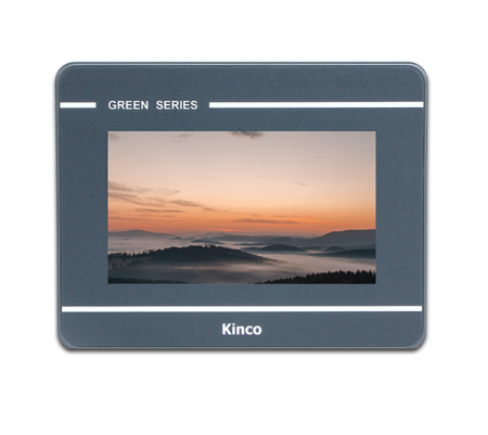 GL043E графическая панель оператора Kinco серии Green GL, в пластиковом корпусе, 4" (480x272px), 24 VDC, 1хRS232/485, 1хRJ45 Ethernet