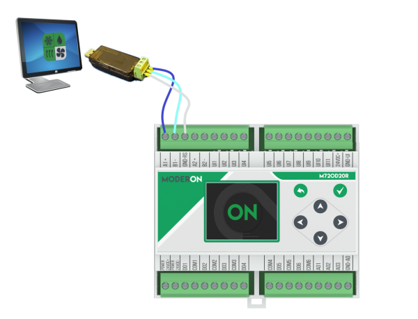Контроллер для вентиляции M72OD20R серии Moderon M72 Optimized