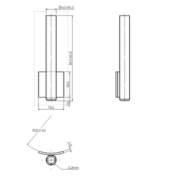 097U0113R датчик температуры накладной MBT 3281R, PT1000, IP63, -50…+110