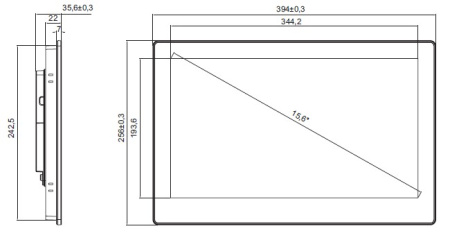 HMISGU156ME графическая панель оператора System Electric | 15,6" HMI